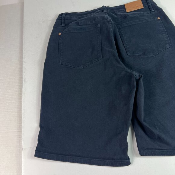 Judy Blue Jean Shorts Womens Plus 33* High Rise Bermuda Blue Denim Jorts Tag 1XL - Picture 7 of 16